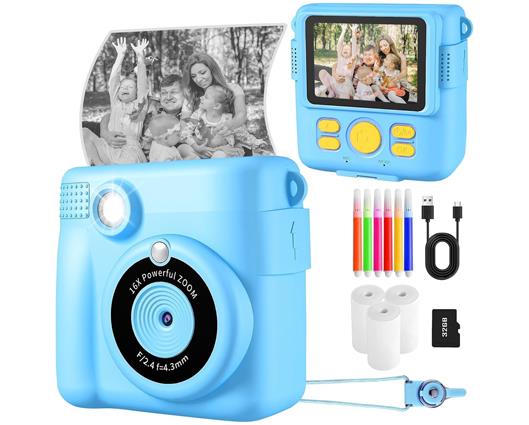 Instant Print Kids Digital Camera - Blue