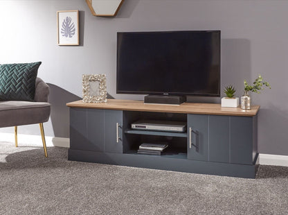 Kinsley Large TV Unit-Blue