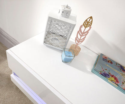 Graze LED 180cm Wall TV Unit-White