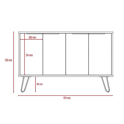 Nexus Large 4 Door Sideboard