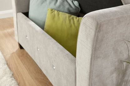 Vanessa Diamante Window Seat-Silver