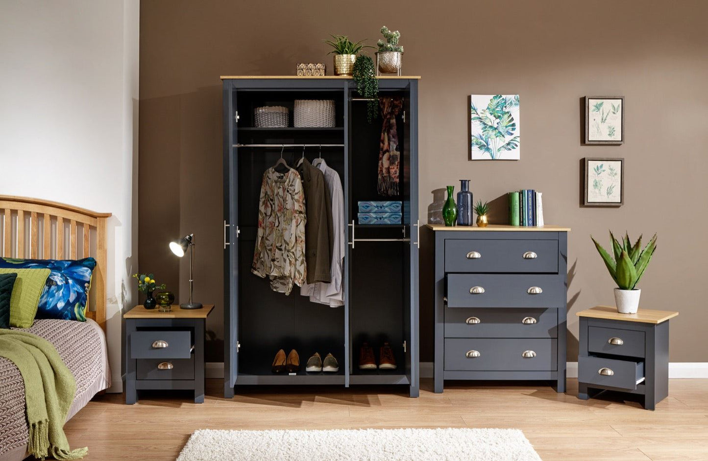 Lachlan 4 Piece Set-Blue