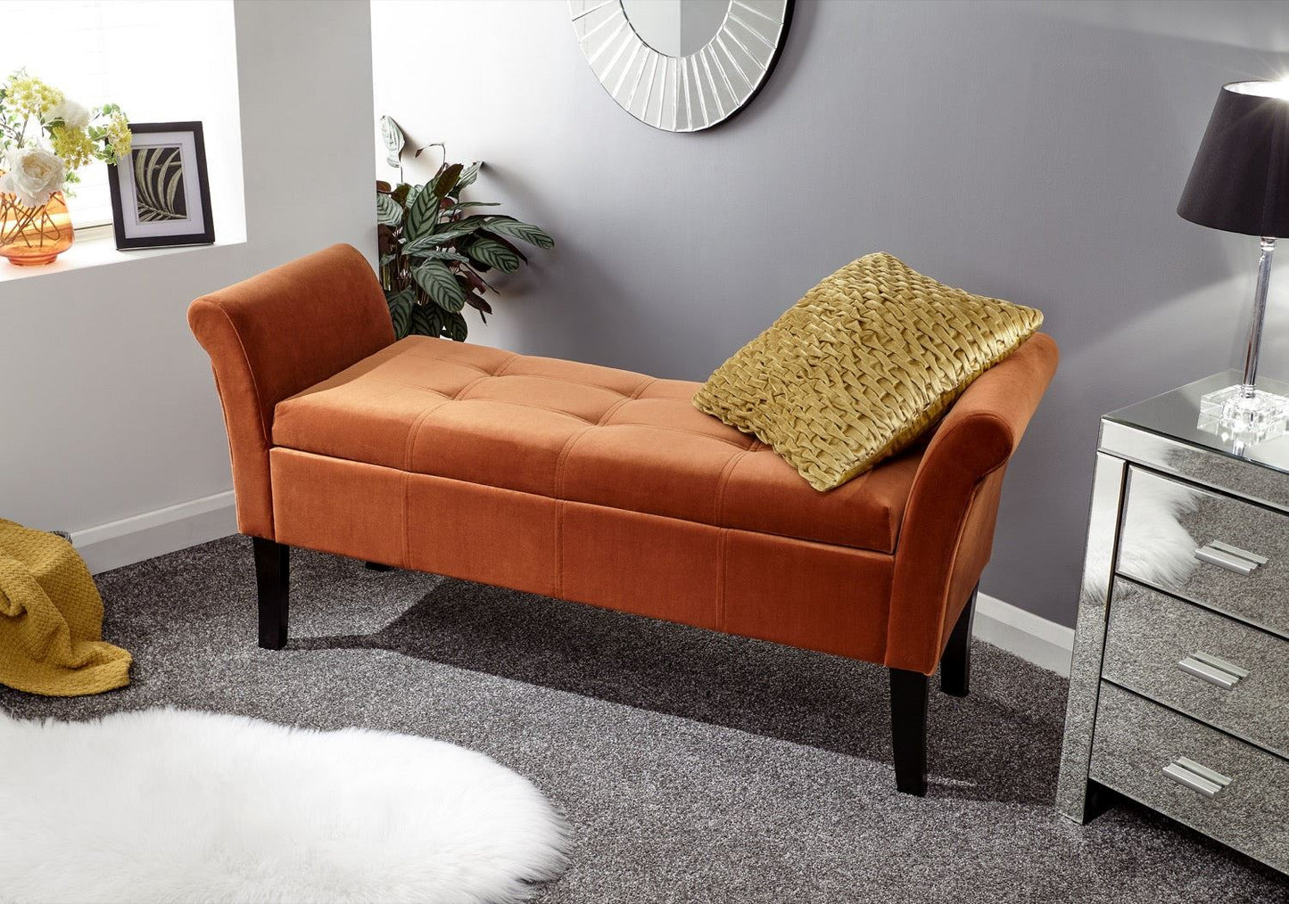 Otzo Window Seat-Russet