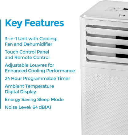 Igenix 7000 BTU Portable Air Conditioner, heating & dehumidifier