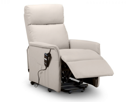 Hectar Rise & Recliner - Pebble Faux Leather