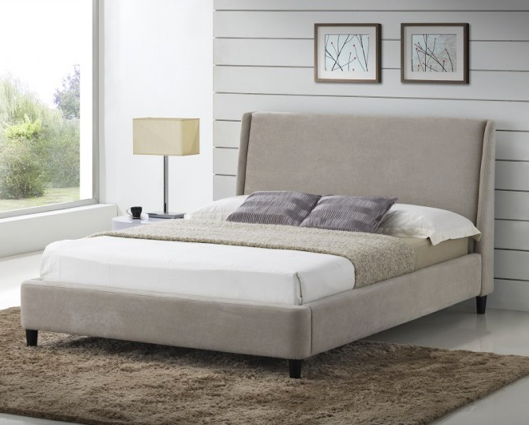 Elliott King Size Bed Frame-Sand