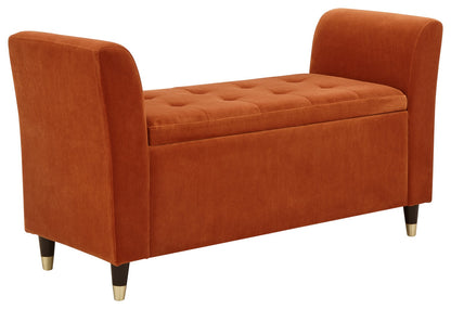 Glam Window Seat-Russet