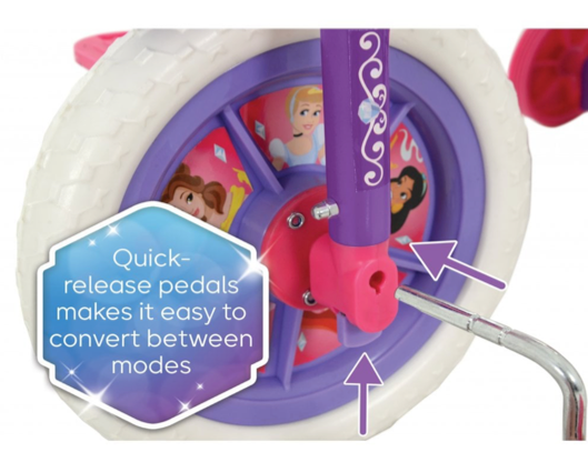 Disney Princess 2-in-1 10" Training Bike