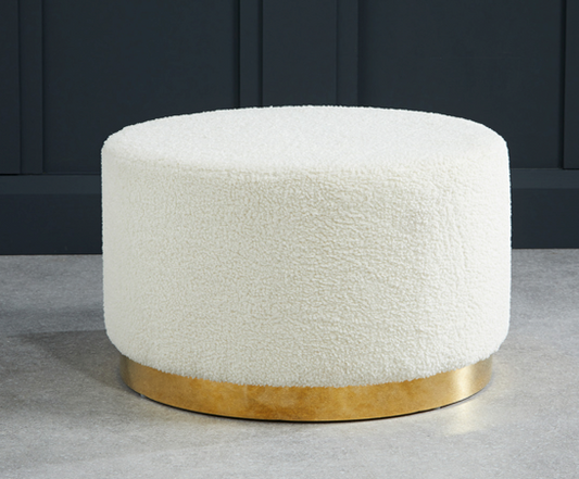 Layla Large Ted Fabric Pouffe