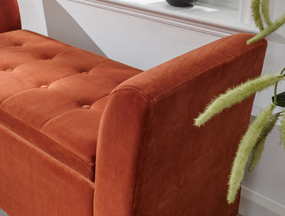 Glam Window Seat-Russet