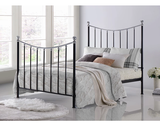Vienna King Size Bed Frame - Black