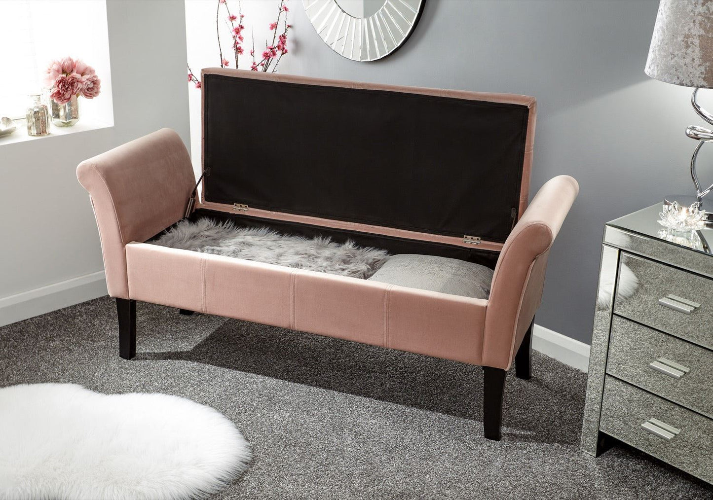 Otzo Window Seat-Pink
