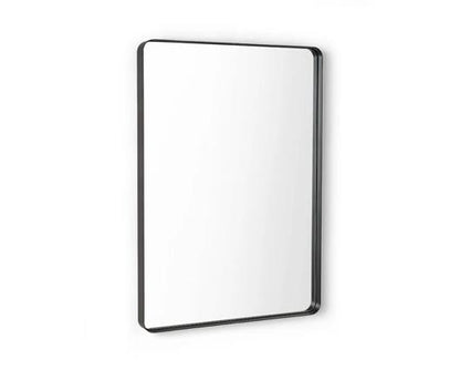 Jaya Black Frame Rectangular Wall Mirror