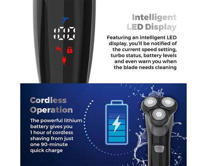 Carmen Hydra Mens Professional IPX7 Shaver