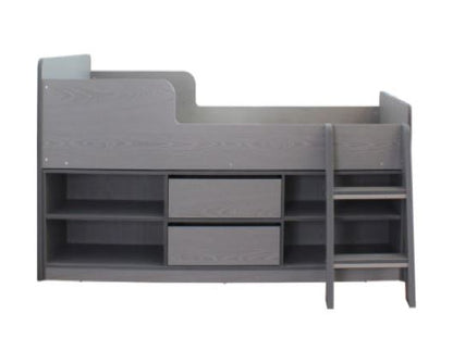 Felix Low Sleeper Bed - Grey
