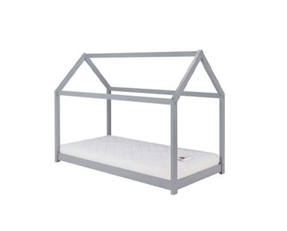 Little House Single Bed - Grey