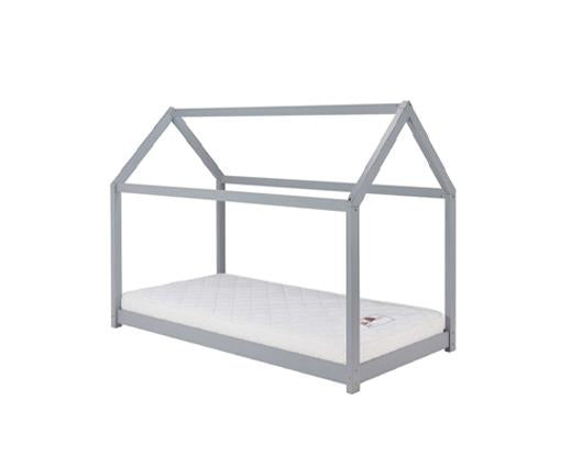 Little House Single Bed - Grey