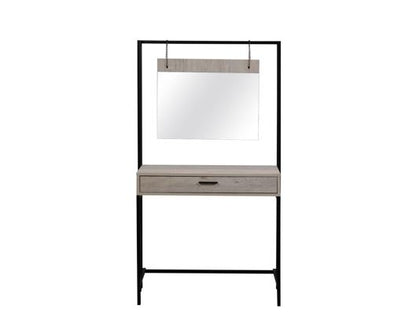 Zulu Dressing Table with Mirror-Ash Oak