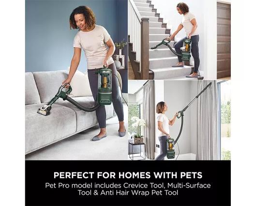 SHARK Anti Hair Wrap with Lift-Away Upright Bagless Vacuum Cleaner - Porsche Green