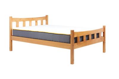 Miami Double Bed - Pine