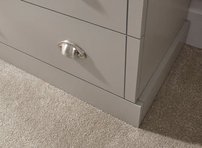 Kinsley 2+3 Drawer Chest-Grey
