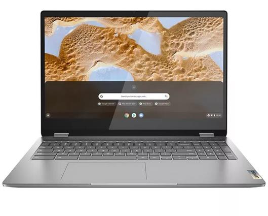 LENOVO IdeaPad Flex 3 15.6" 2 in 1 Chromebook - Intel Pentium Silver, 128 GB SSD, Grey