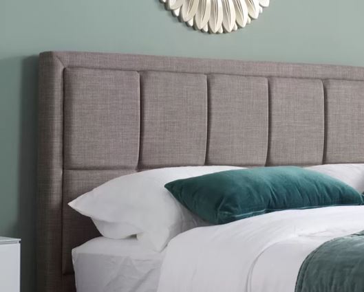 Hannover Ottoman Small Double Bed - Grey