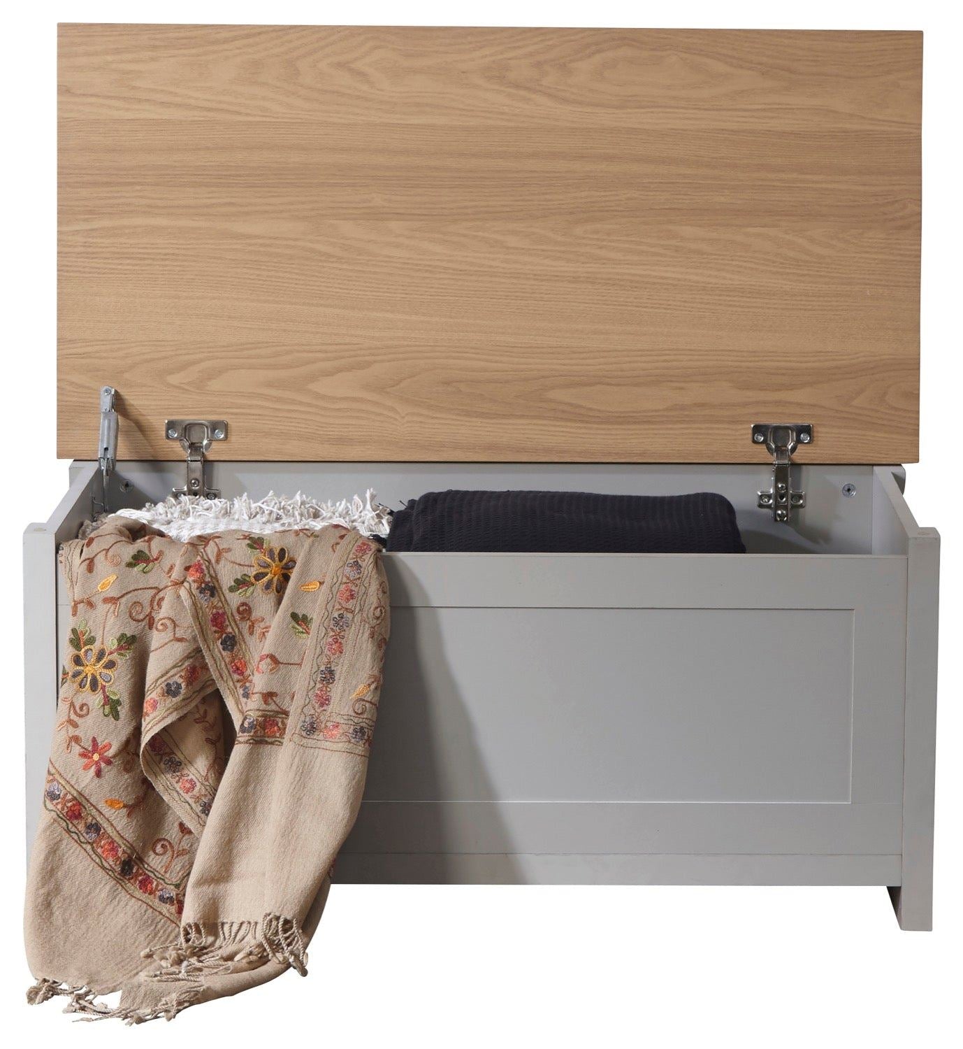 Lachlan Storage Ottoman-Grey