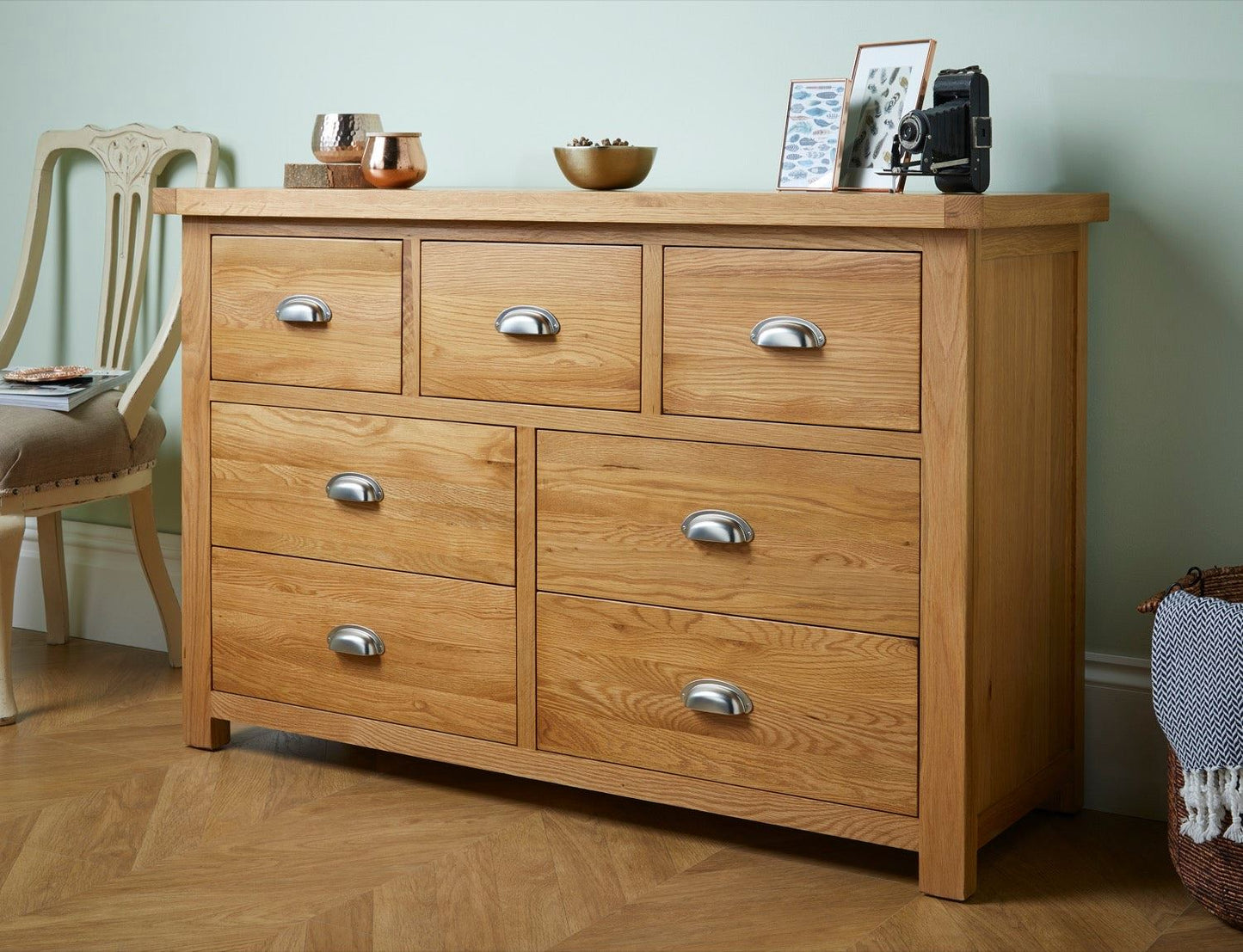 Winona 4 + 3 Chest - Oak