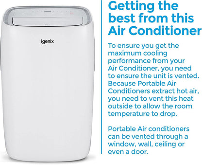 Igenix 9000 BTU Portable Air Conditioner and Heater