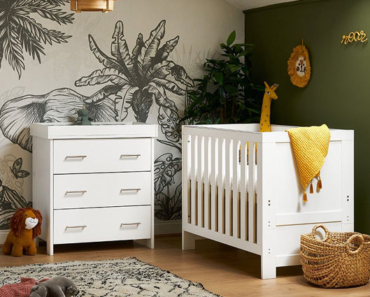 Nina Mini 2 Piece Room Set - White Wash