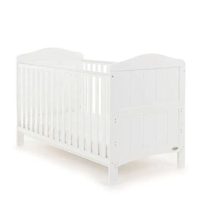 Willow Cot Bed & Foam Mattress-White