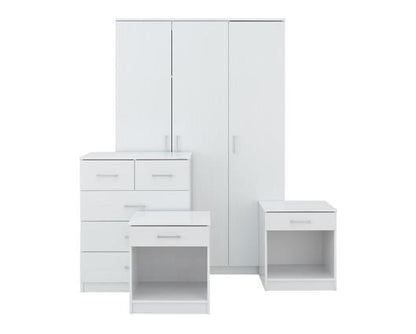 Princeton 4 Piece Bedroom Set-White