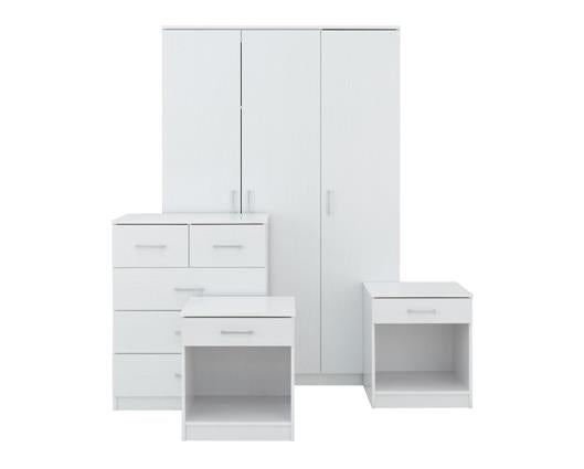 Princeton 4 Piece Bedroom Set-White
