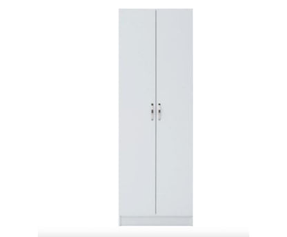 Easton 2 Door Wardrobe- White