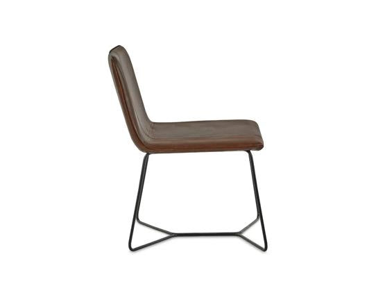 Joren PU Leather Accent Chair - Brown