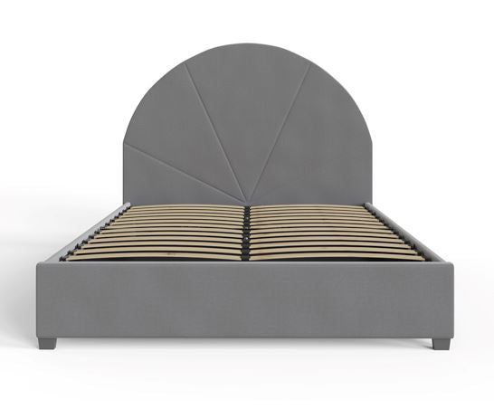 Eldon Side Lift Ottoman Dome Double Bed - Grey