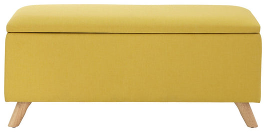 Scorento Ottoman Storage Unit-Mustard