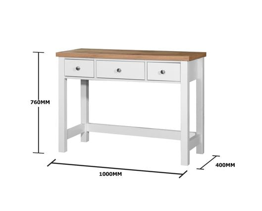 Shannon Dressing Table with 3 Drawers