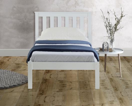 Denver Single Bed - White