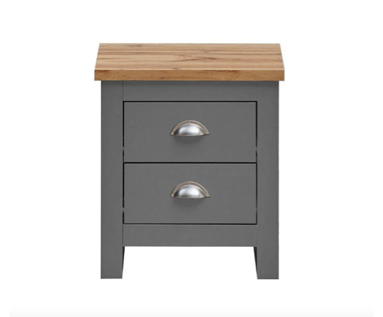 Lincoln 3 Piece Bedroom Set (2 Door Wardrobe, 3+4 Chest, 2 Drawer Bedside)