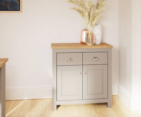Lincoln 2 Door 2 Drawer Sideboard- Light Grey