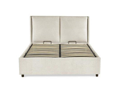 Maddock Ottoman Storage King Bed - Beige