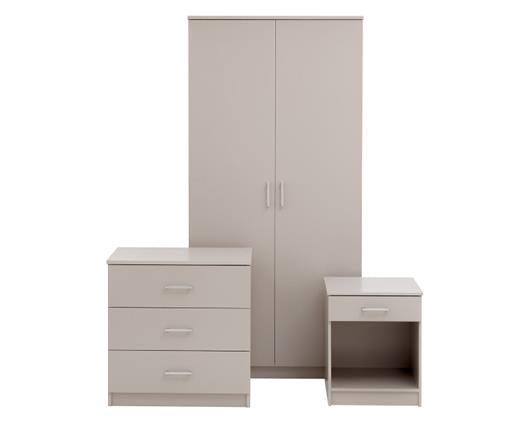 Princeton 3 Piece Bedroom Set-Grey