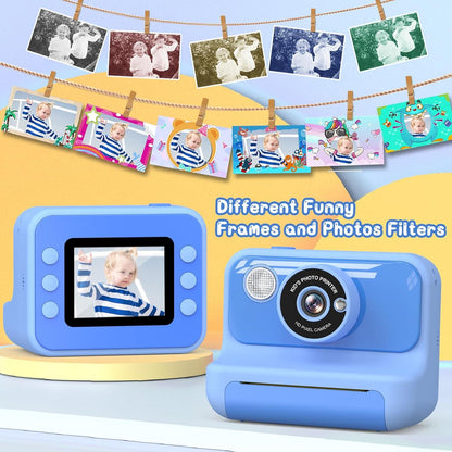 Kids Camera Instant Print - Blue