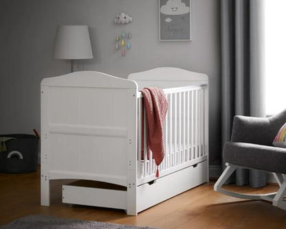 Willow Cot Bed & Under Drawer-White
