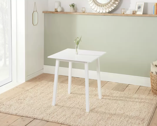 Stetson Square Dining Table- White