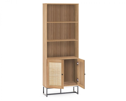 Petra Tall Bookcase- Oak