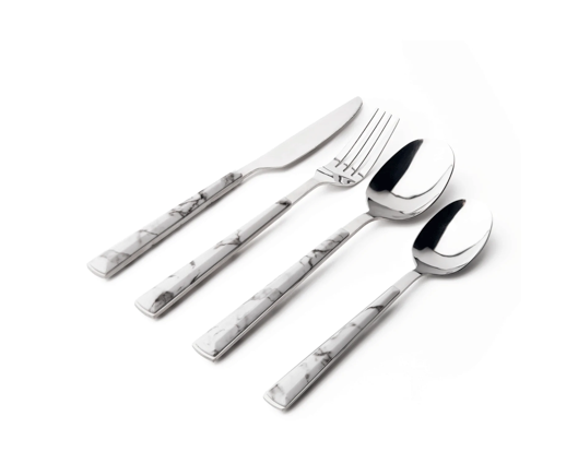 Sabichi 16 Piece Marble Cutlery