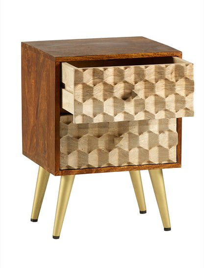 Igna 2 Drawer Side Table